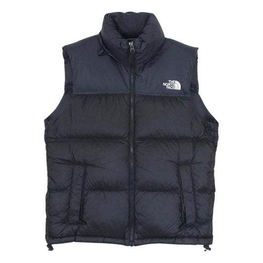 THE NORTH FACE ノースフェイス ND91309 NUPTSE VEST ヌプシ リップストップ ダウンベスト ブラック系 M【中古】