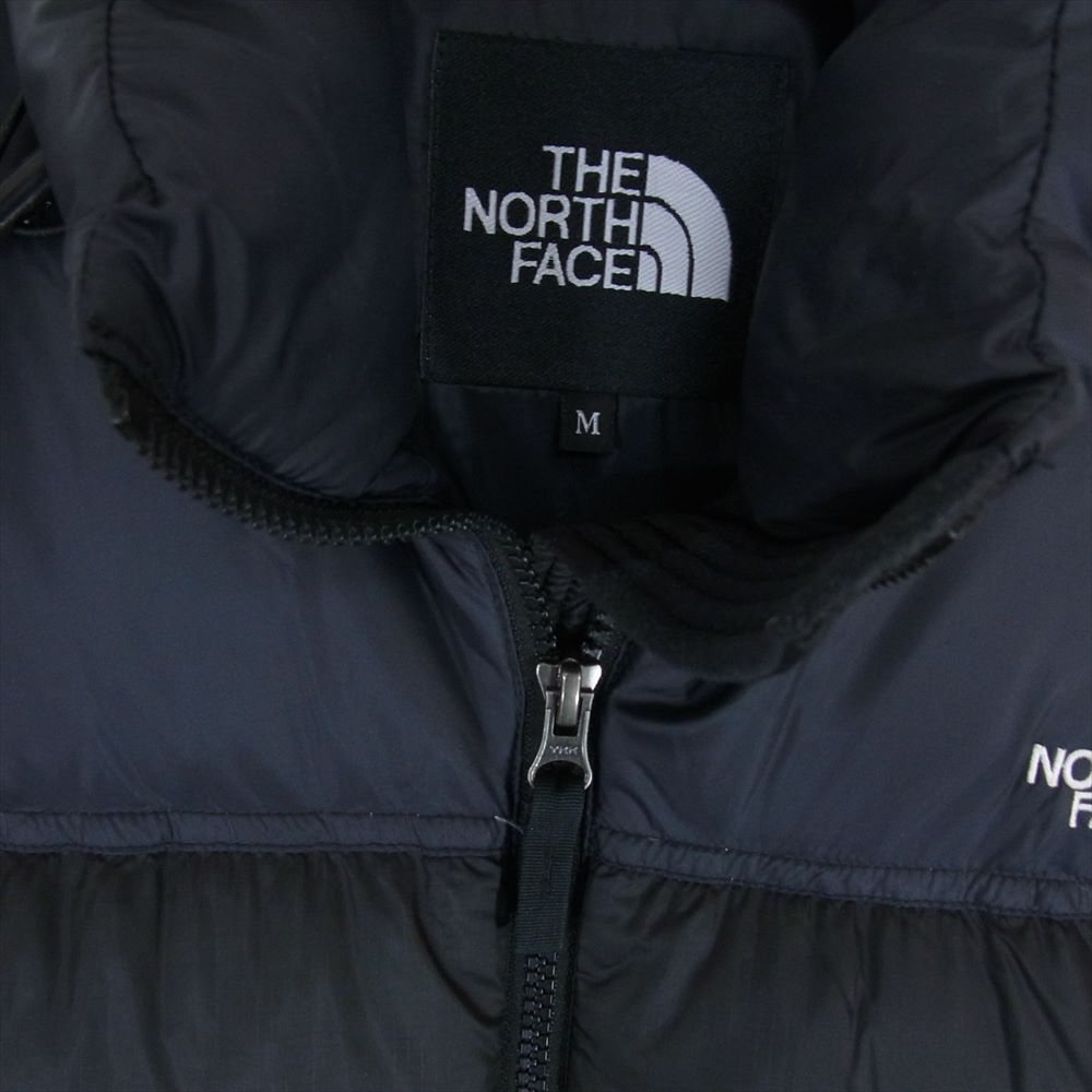 THE NORTH FACE ノースフェイス ND91309 NUPTSE VEST ヌプシ リップストップ ダウンベスト ブラック系 M【中古】