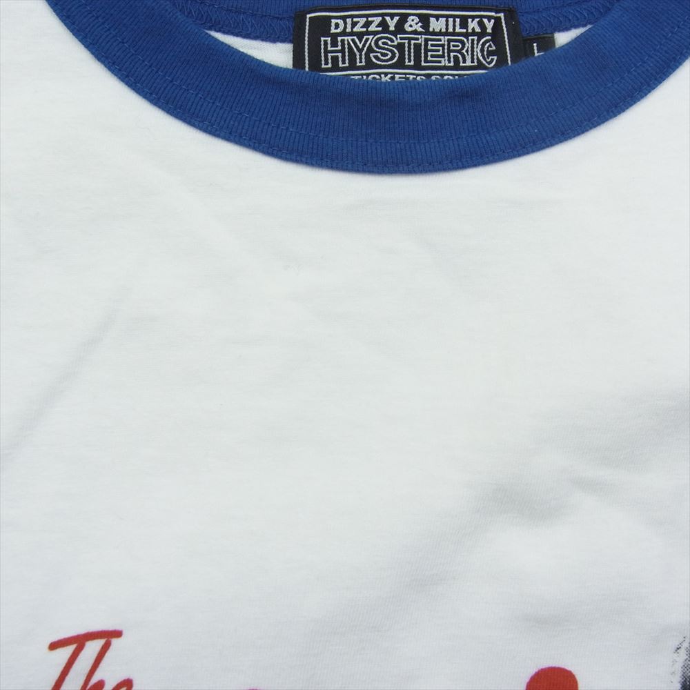 HYSTERIC GLAMOUR ヒステリックグラマー 02231CT17 UNTAMED YOUTH 半袖 Tシャツ ホワイト系 L【中古】