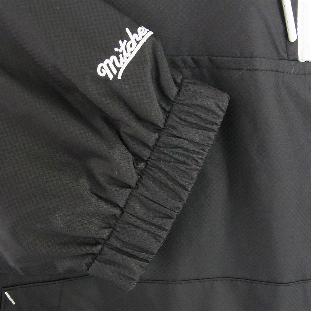 mastermind JAPAN マスターマインドジャパン OJZP7531-CLBYYPPPBLCK WORLD mitchell&ness LIGHTWEIGHT ANORAK COLLAB ライトウェイト アノラック パーカー ブラック系 ホワイト系 L【新古品】【未使用】【中古】