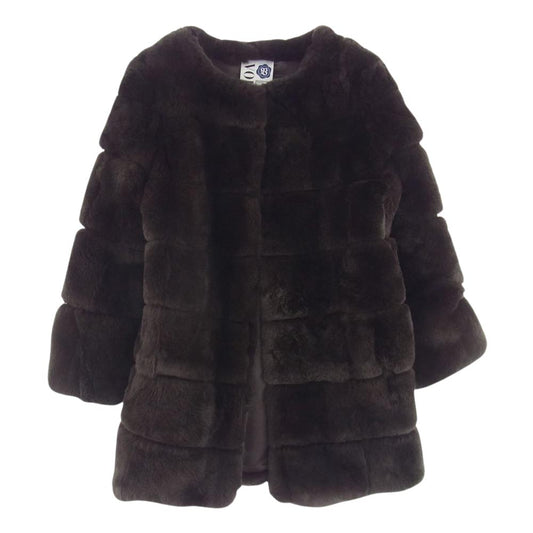 ヴォラータ ラビットファー ジャケット ブラウン系【中古】