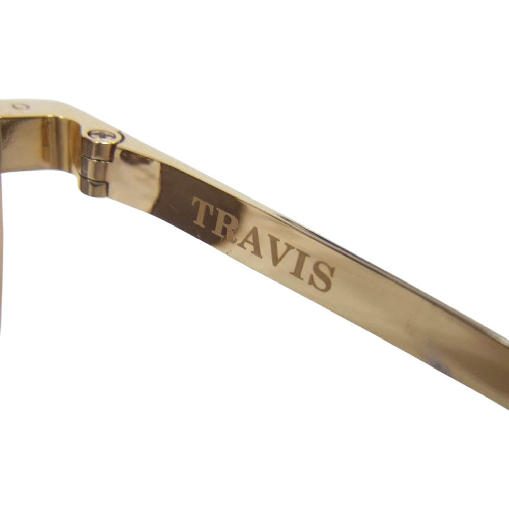 HYSTERIC GLAMOUR ヒステリックグラマー TRAVIS トラヴィス ティアドロップ サングラス ブラウン系【中古】