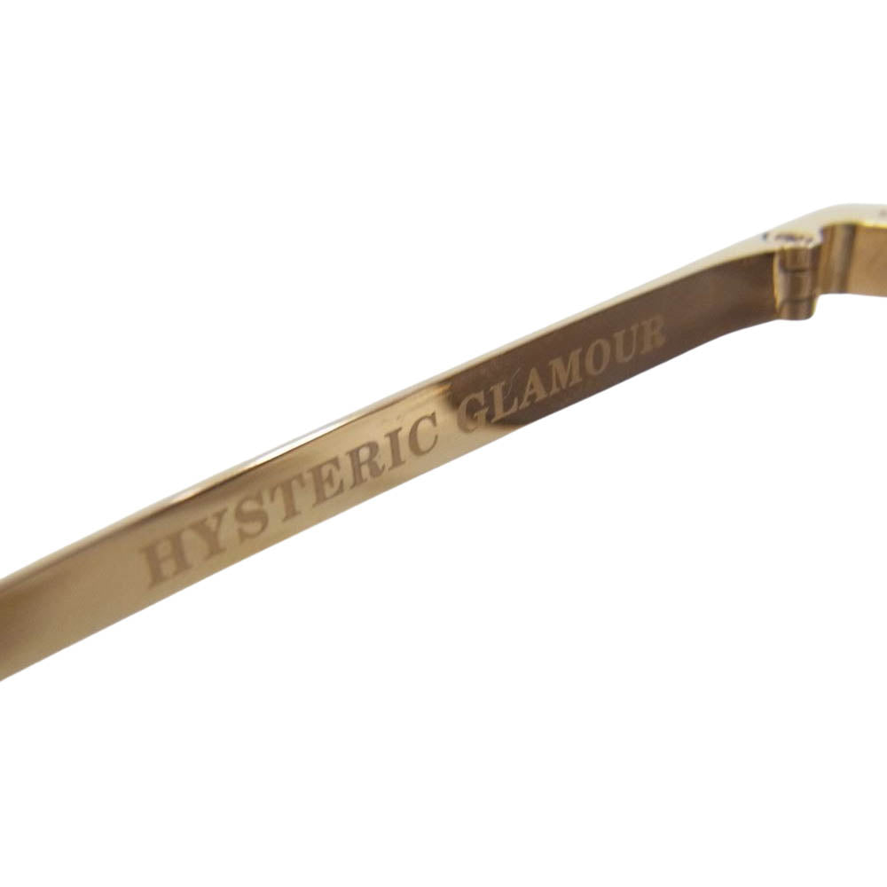 HYSTERIC GLAMOUR ヒステリックグラマー TRAVIS トラヴィス ティアドロップ サングラス ブラウン系【中古】