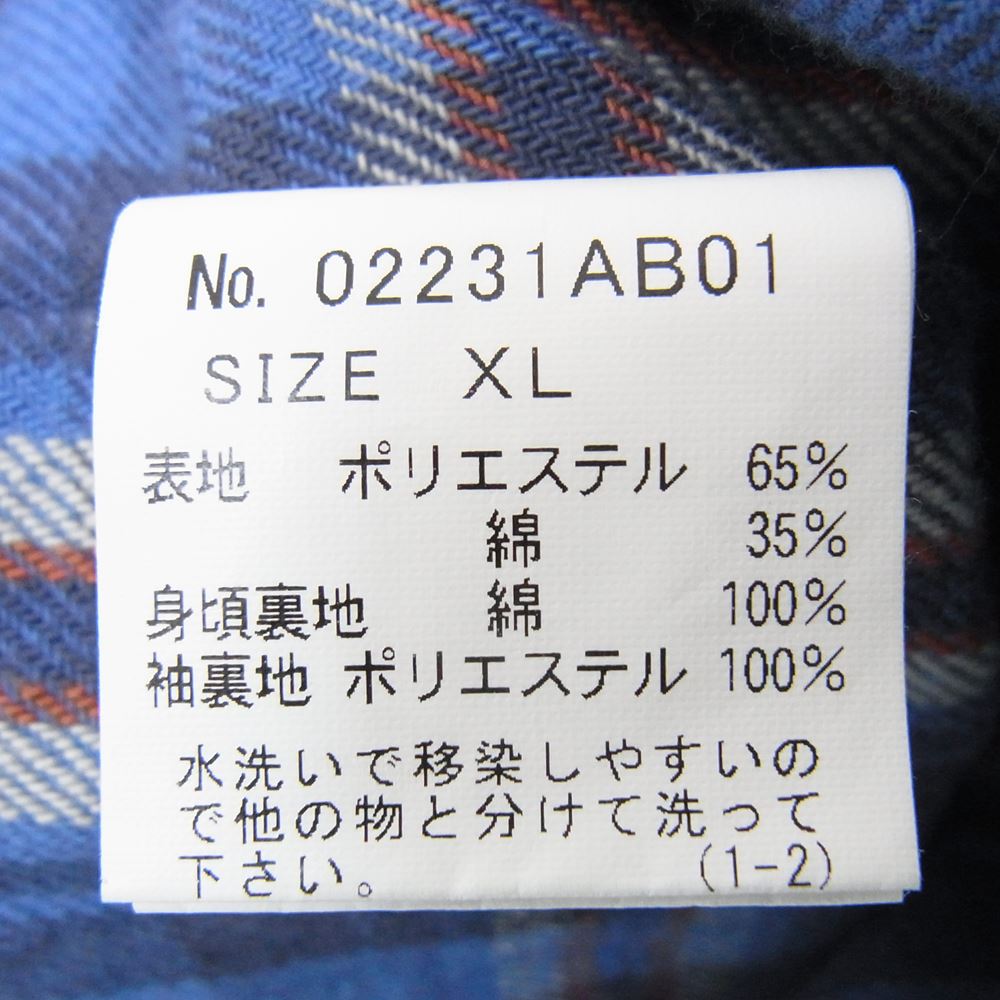 HYSTERIC GLAMOUR ヒステリックグラマー 23SS 02231AB01 Dickies ディッキーズ アイゼンハワー ジップ ジャケット ブルー系 XL【新古品】【未使用】【中古】