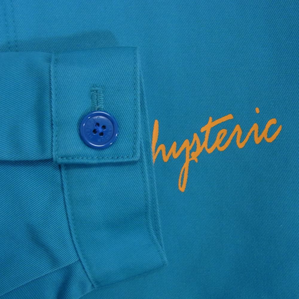 HYSTERIC GLAMOUR ヒステリックグラマー 23SS 02231AB01 Dickies ディッキーズ アイゼンハワー ジップ ジャケット ブルー系 XL【新古品】【未使用】【中古】