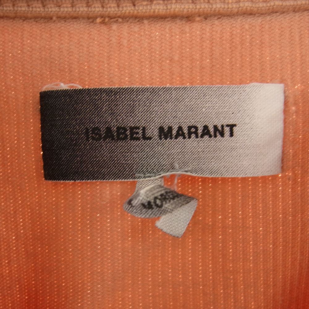 ISABEL MARANT イザベルマラン 19P033H コーデュロイ ジャケット オレンジ系 L【中古】
