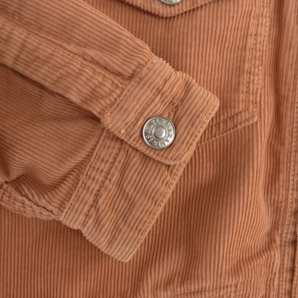 ISABEL MARANT イザベルマラン 19P033H コーデュロイ ジャケット オレンジ系 L【中古】