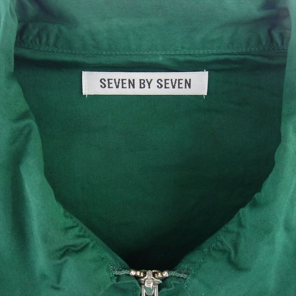 セブンバイセブン SBSS18ZUBD ZIP UP BLOUSON DYE ジップアップ ブルゾン ダイ グリーン系 L【中古】