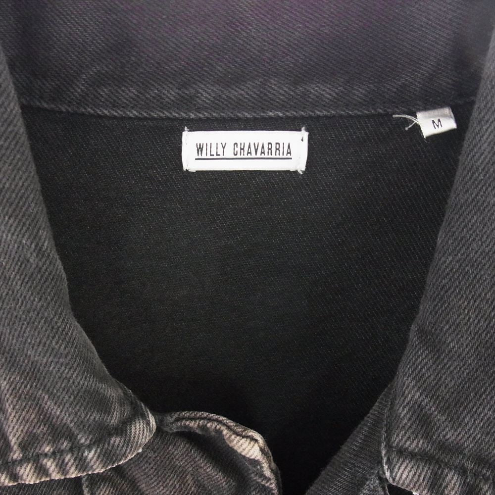 ウィリー チャバリア SILVERLAKE JACKET シルバーレイク デニム ジャケット ブラック系 M【中古】