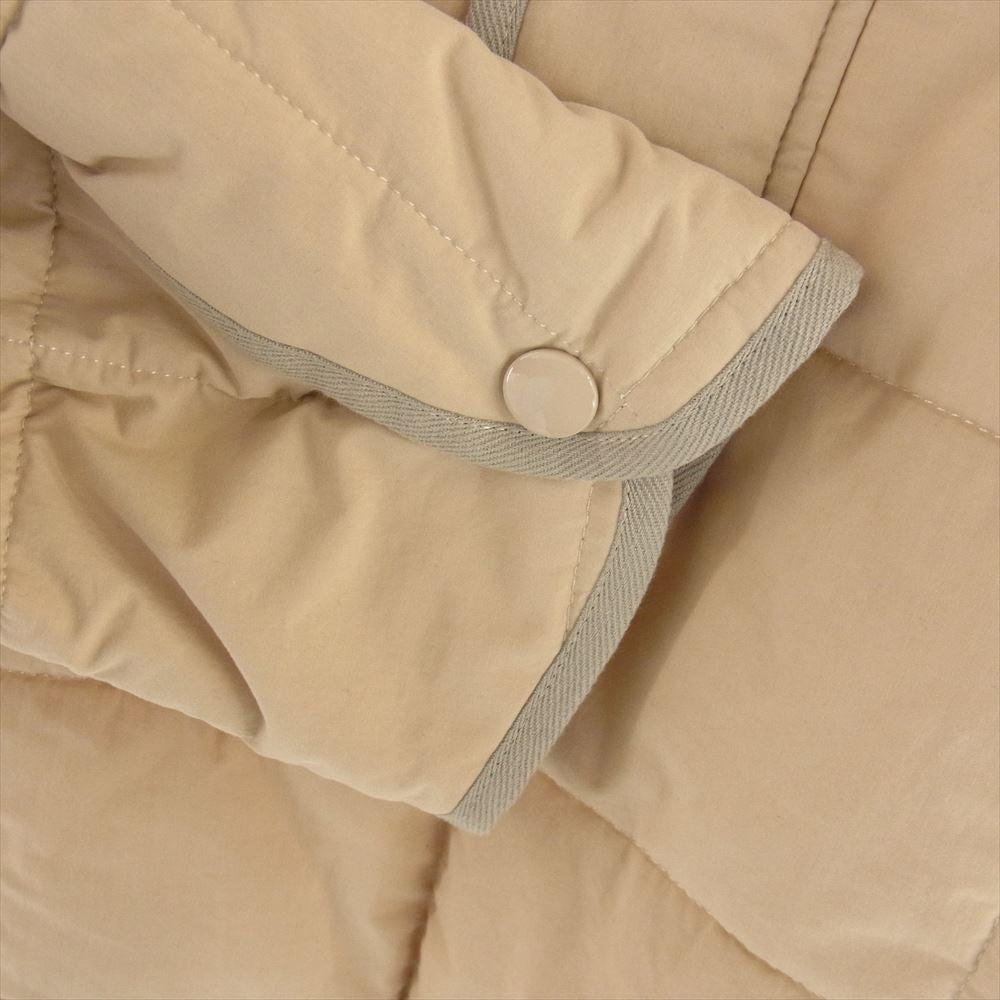 DRIES VAN NOTEN ドリスヴァンノッテン 19AW 73-08-94-08011 中綿キルティング オーバーサイズ ノーカラー プルオーバー ジャケット ベージュ系 M【極上美品】【中古】