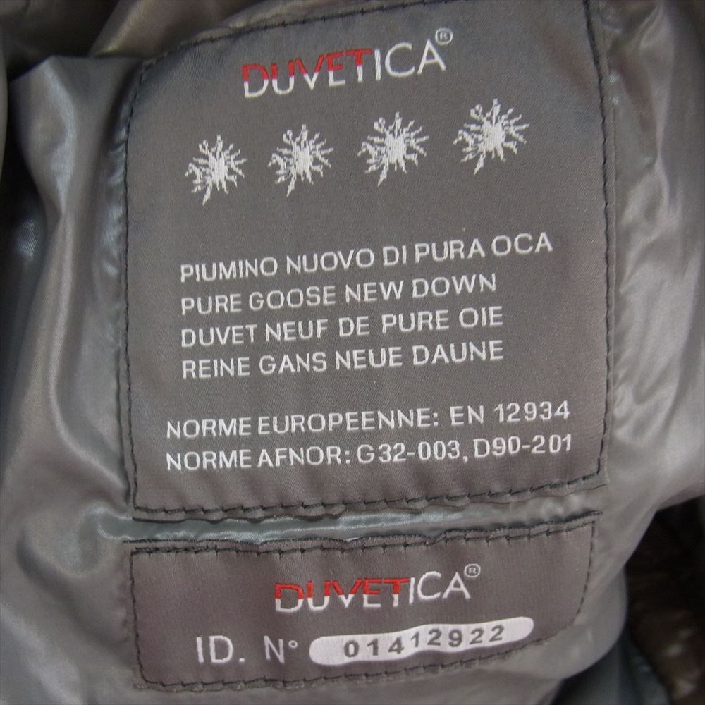 DUVETICA デュベティカ D.037.00/1057.R KAPPA 国内正規品 KAPPA カッパ フォックスファー ロング ダウン ジャケット ベージュ系 38【中古】