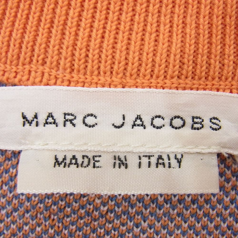 MARC JACOBS マークジェイコブス 14SS S84GU0011 Printed Knit Sweater プリンテッド ニット セーター オレンジ系 L【中古】