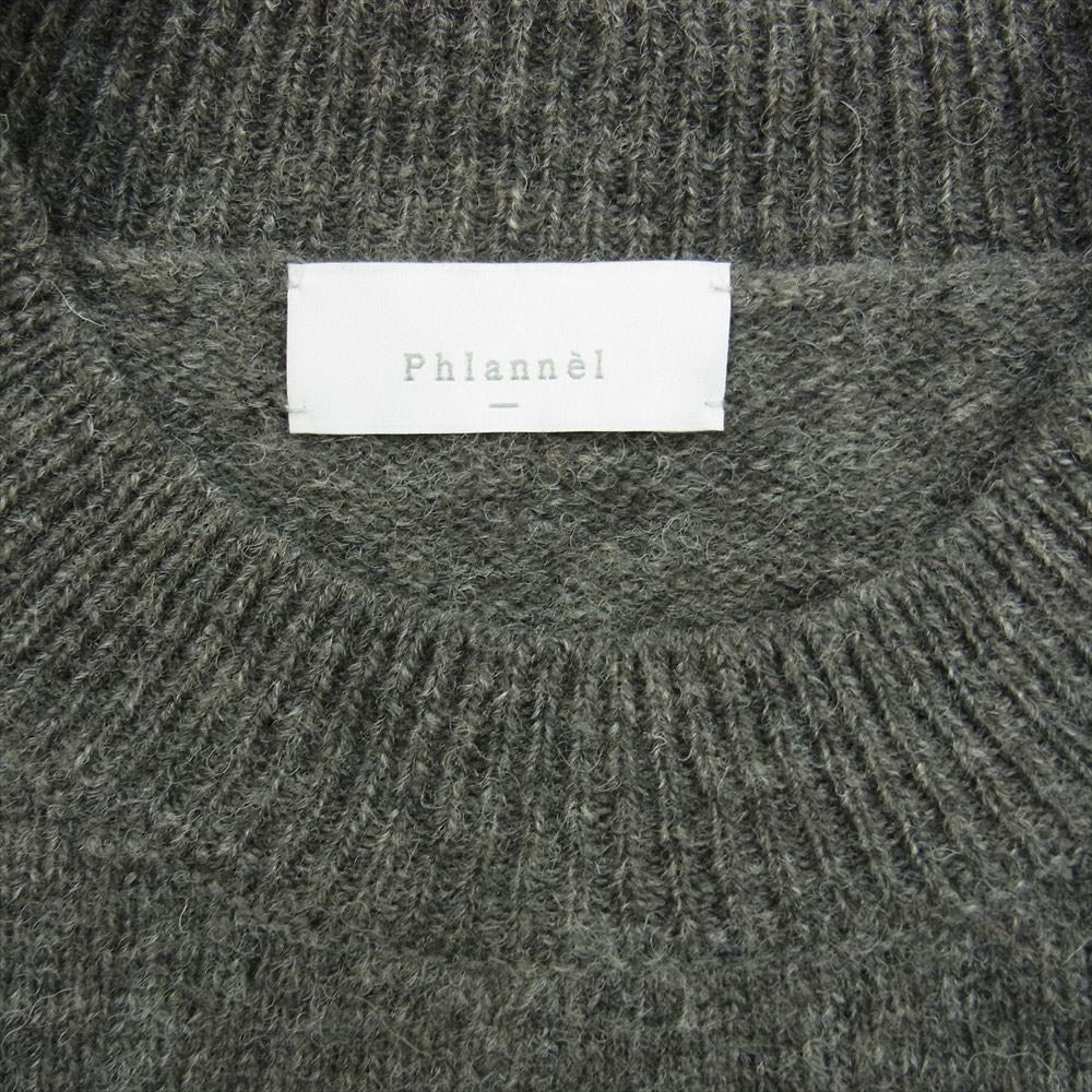 フランネル BBZ2082305A0002 Wool Crewneck Sweater ウール クルーネック ニット セーター グレー系 3【中古】