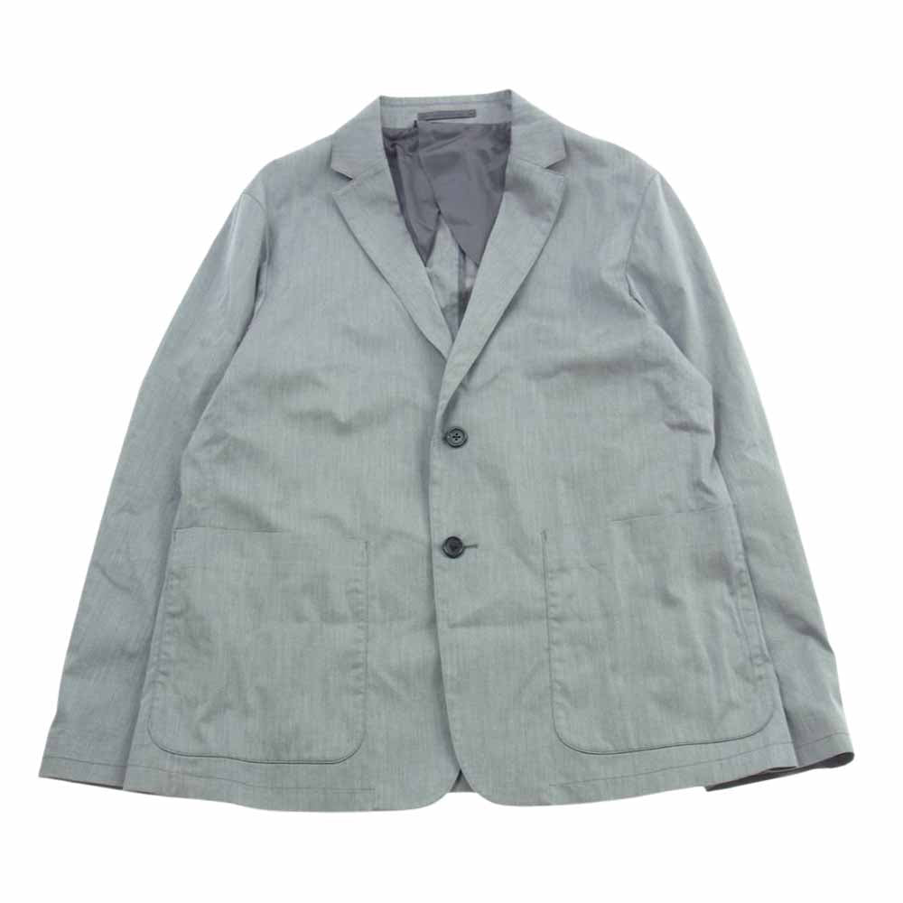 TOMORROWLAND トゥモローランド 63-07-02-07404 63-04-02-04404 セットアップ エジプシャン コットンツイル 2Bテーラード ジャケット スラックス パンツ グレー系 M【中古】