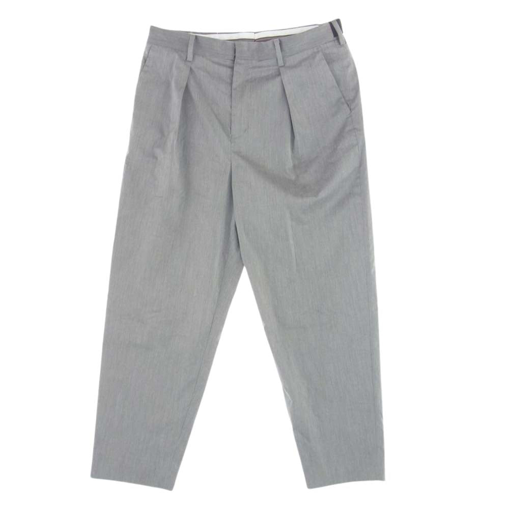 TOMORROWLAND トゥモローランド 63-07-02-07404 63-04-02-04404 セットアップ エジプシャン コットンツイル 2Bテーラード ジャケット スラックス パンツ グレー系 M【中古】
