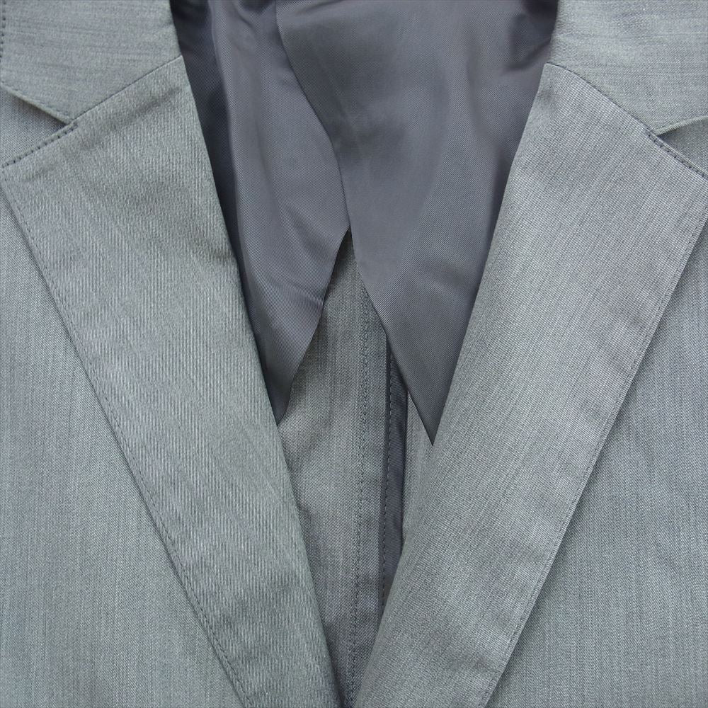 TOMORROWLAND トゥモローランド 63-07-02-07404 63-04-02-04404 セットアップ エジプシャン コットンツイル 2Bテーラード ジャケット スラックス パンツ グレー系 M【中古】