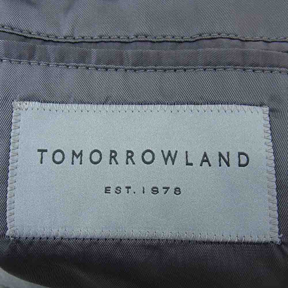 TOMORROWLAND トゥモローランド 63-07-02-07404 63-04-02-04404 セットアップ エジプシャン コットンツイル 2Bテーラード ジャケット スラックス パンツ グレー系 M【中古】