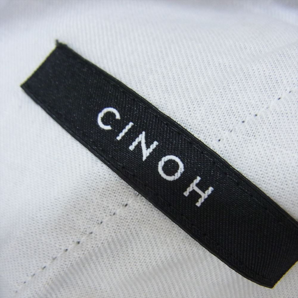 チノ 19SPT364 WAIST DOUBLE BUTTONS TUCK COTTON PANTS ウエスト ダブル ボタン タック コットン スラックス パンツ ブラック系 38【中古】