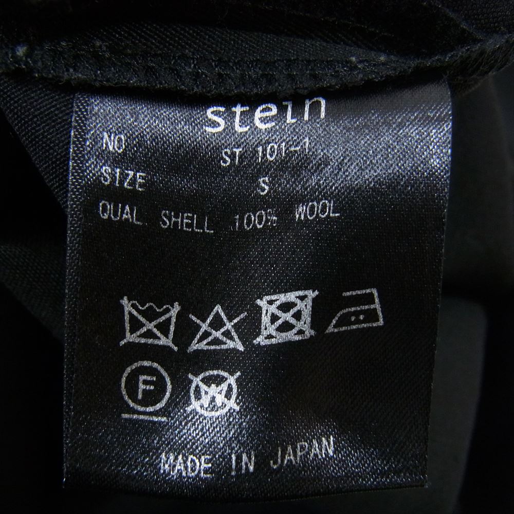 シュタイン ST 101-1 EX WIDE TROUSERS ワイド トラウザーズ スラックス パンツ ブラック系 S【中古】