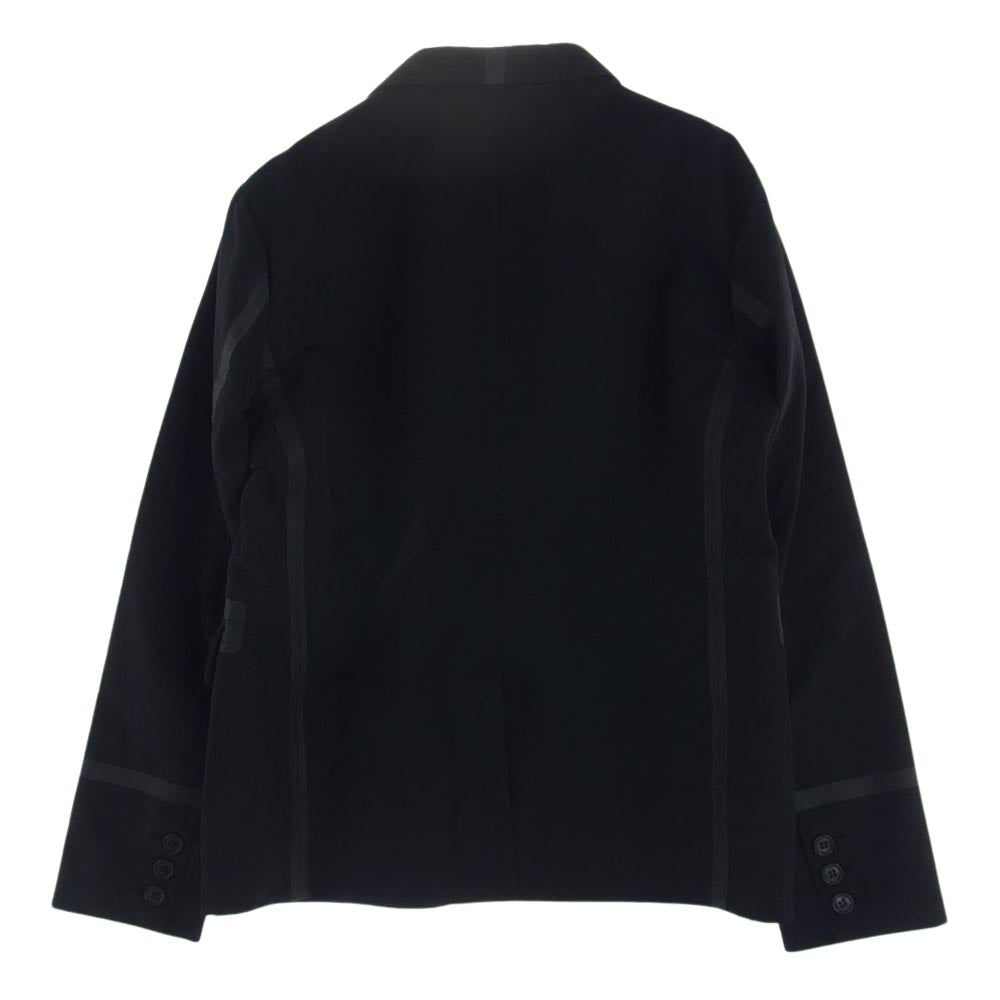 オーエーエムシー 15SS I019807 TECHNICAL BLAZER パイピング テクニカル ブレザー ジャケット ブラック系 MEDIUM【中古】