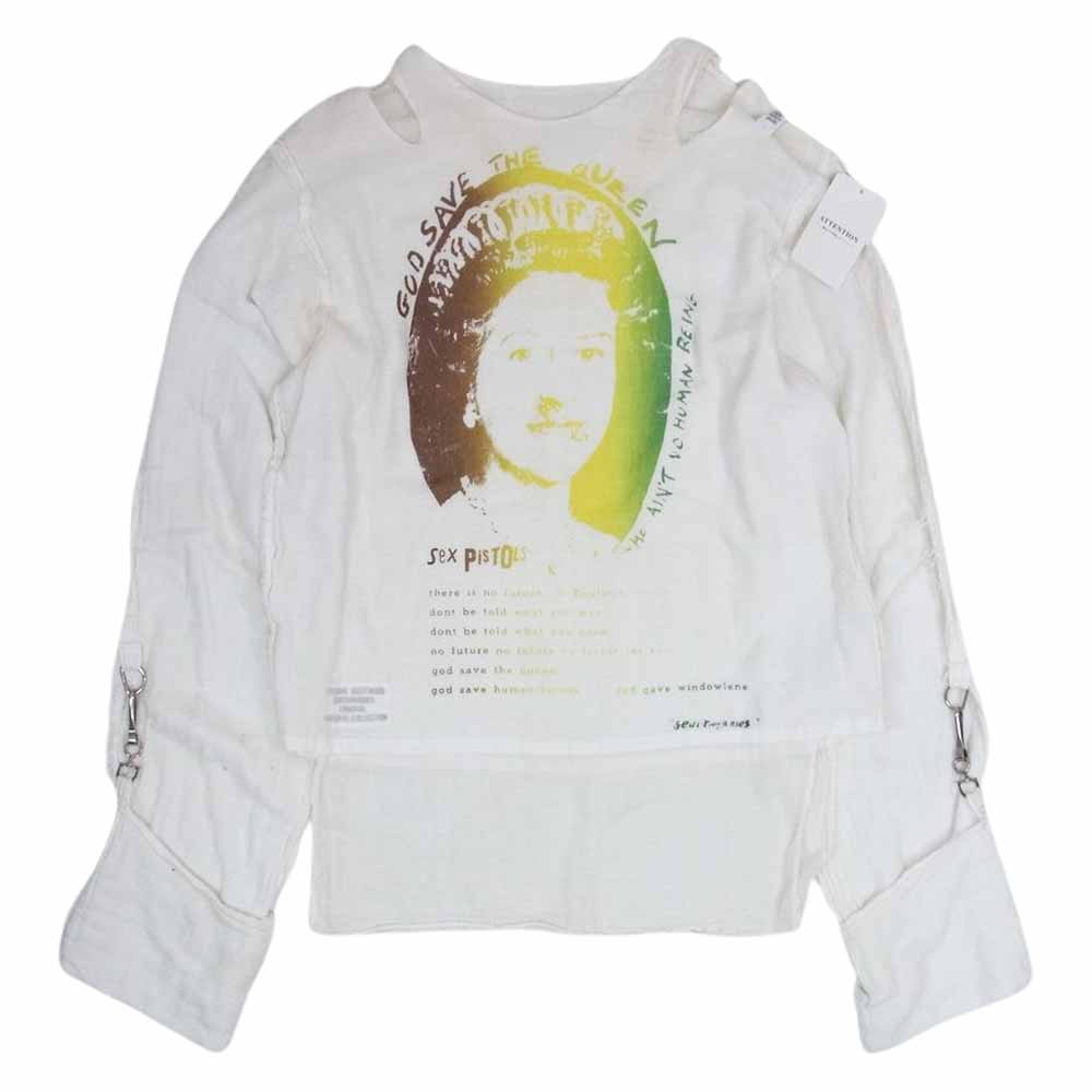 Vivienne Westwood ヴィヴィアンウエストウッド SEDITIONARIES ORIGINAL PERSONAL COLLECTION セディショナリーズ SEX PISTOLS セックスピストルズ プリント ガーゼシャツ 長袖カットソー サイズ表記無【中古】