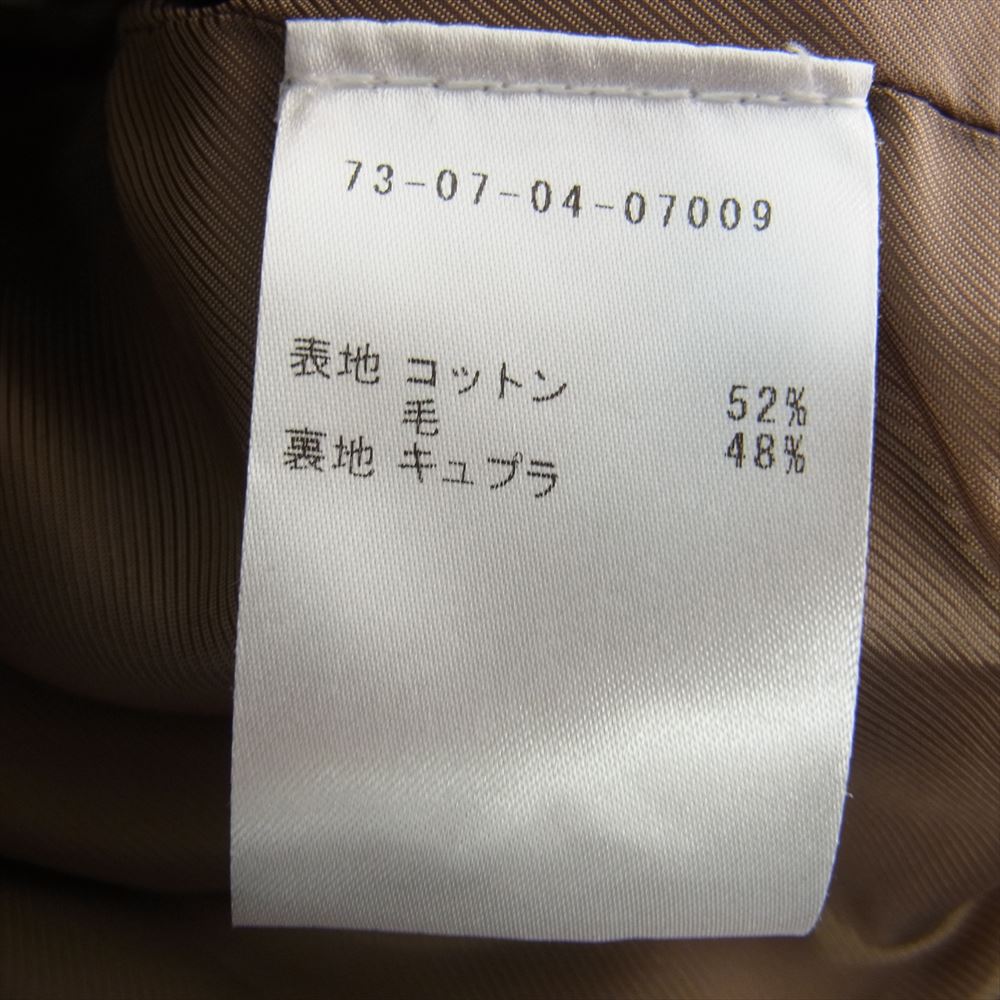 DRIES VAN NOTEN ドリスヴァンノッテン 73-07-04-07009 2B 2ボタン チェック テーラード ジャケット ブラウン系 S【中古】