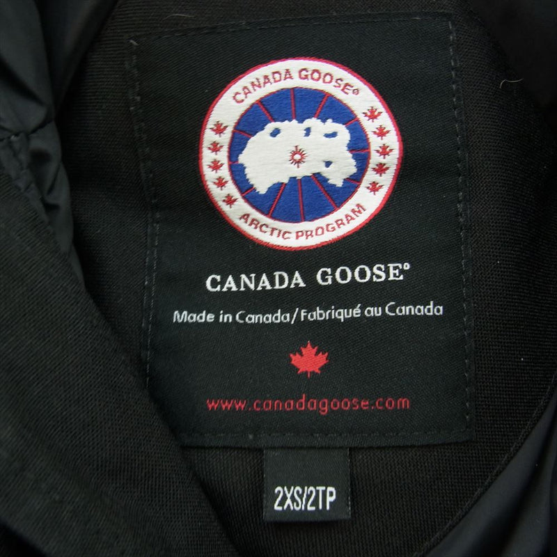 CANADA GOOSE カナダグース 3481JMB 国内正規品 サザビーリーグ EDIFICE エディフィス 別注 CRESTON PARKA  ブラック系 2XS【中古】