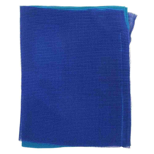 ISSEY MIYAKE イッセイミヤケ MI73AD361 me ミー ボックスプリーツ加工 二重生地 バイカラー ネックウォーマー ブルー系【中古】