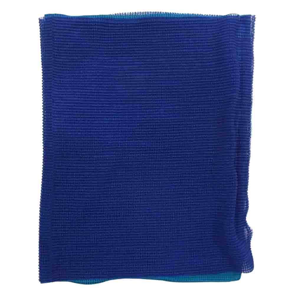 ISSEY MIYAKE イッセイミヤケ MI73AD361 me ミー ボックスプリーツ加工 二重生地 バイカラー ネックウォーマー ブルー系【中古】