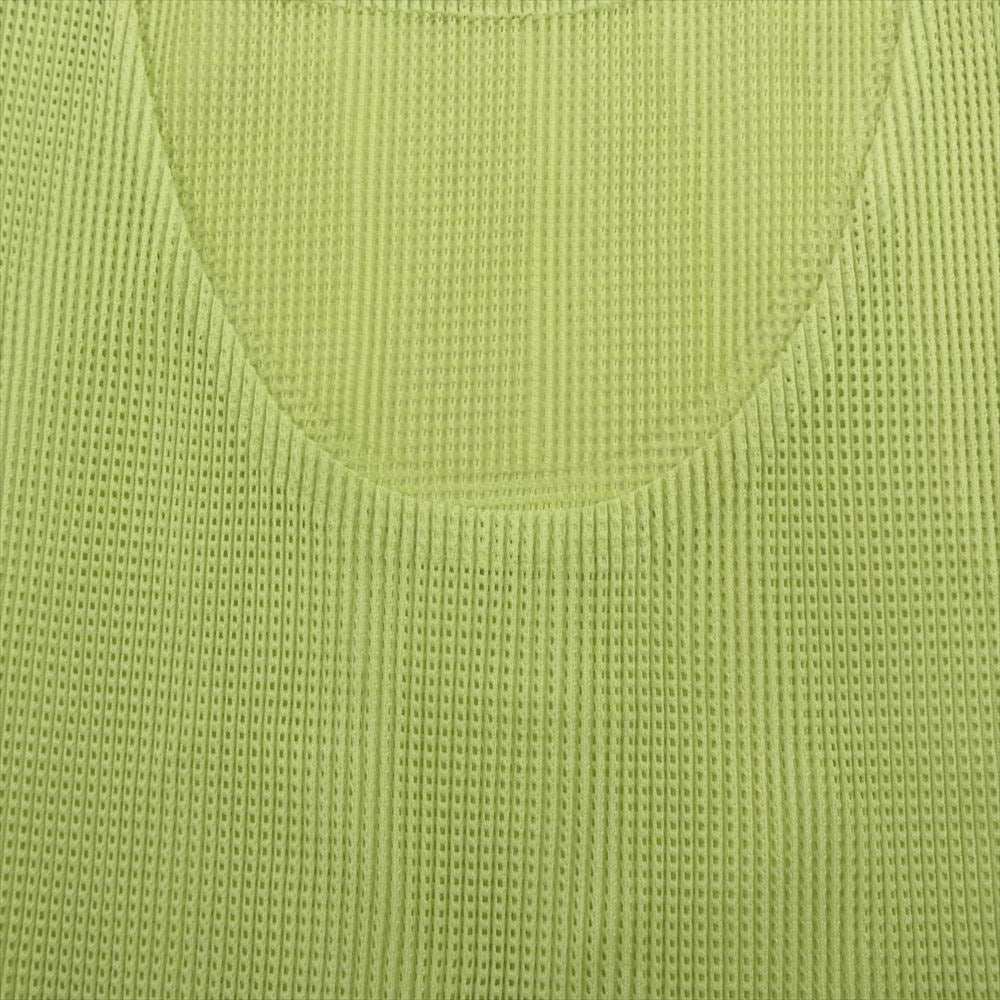 PLEATS PLEASE プリーツプリーズ イッセイミヤケ PP03-FT776 プリーツ加工 メッシュ ノースリーブ チュニック グリーン系 3【中古】