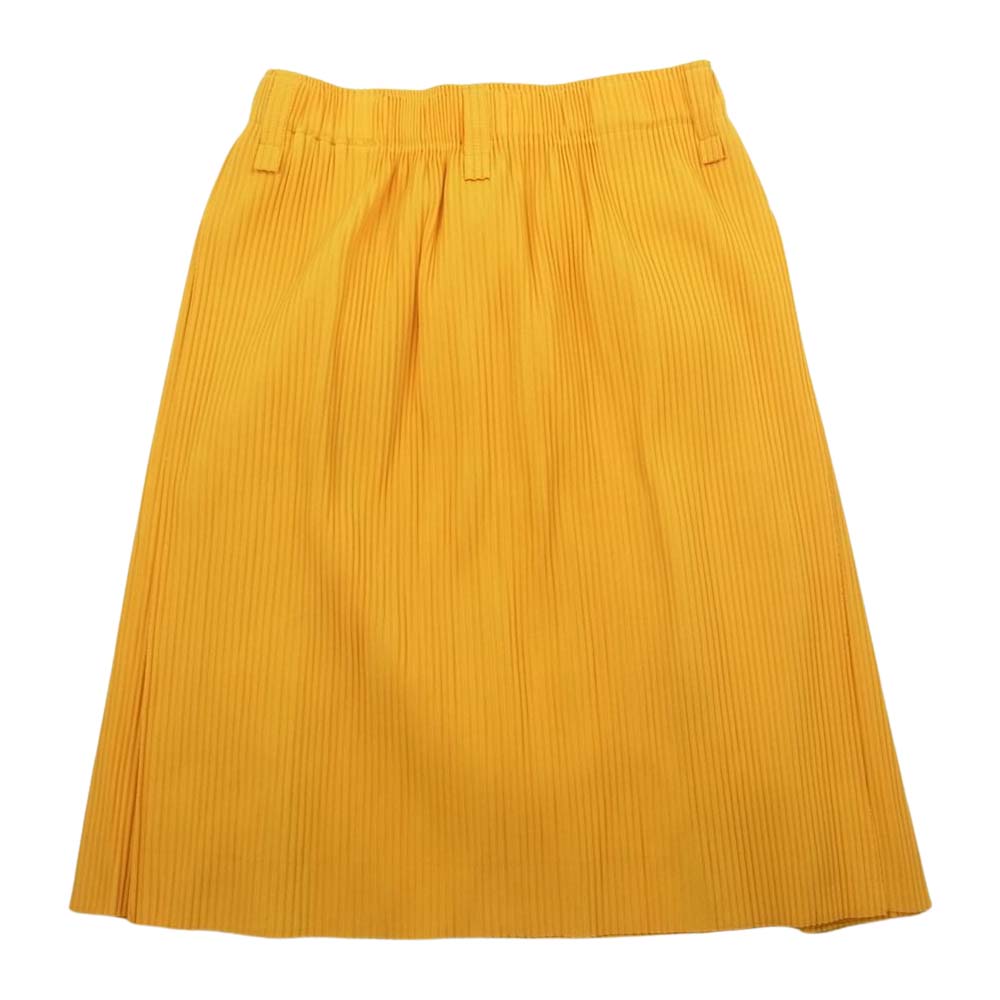 ISSEY MIYAKE イッセイミヤケ M172KG512 me ミー A-POC INSIDE プリーツ加工 スカート イエロー系【中古】