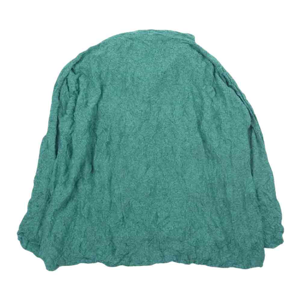 ISSEY MIYAKE イッセイミヤケ MI152JO371 me ミー シワ加工 カーディガン グリーン系【中古】