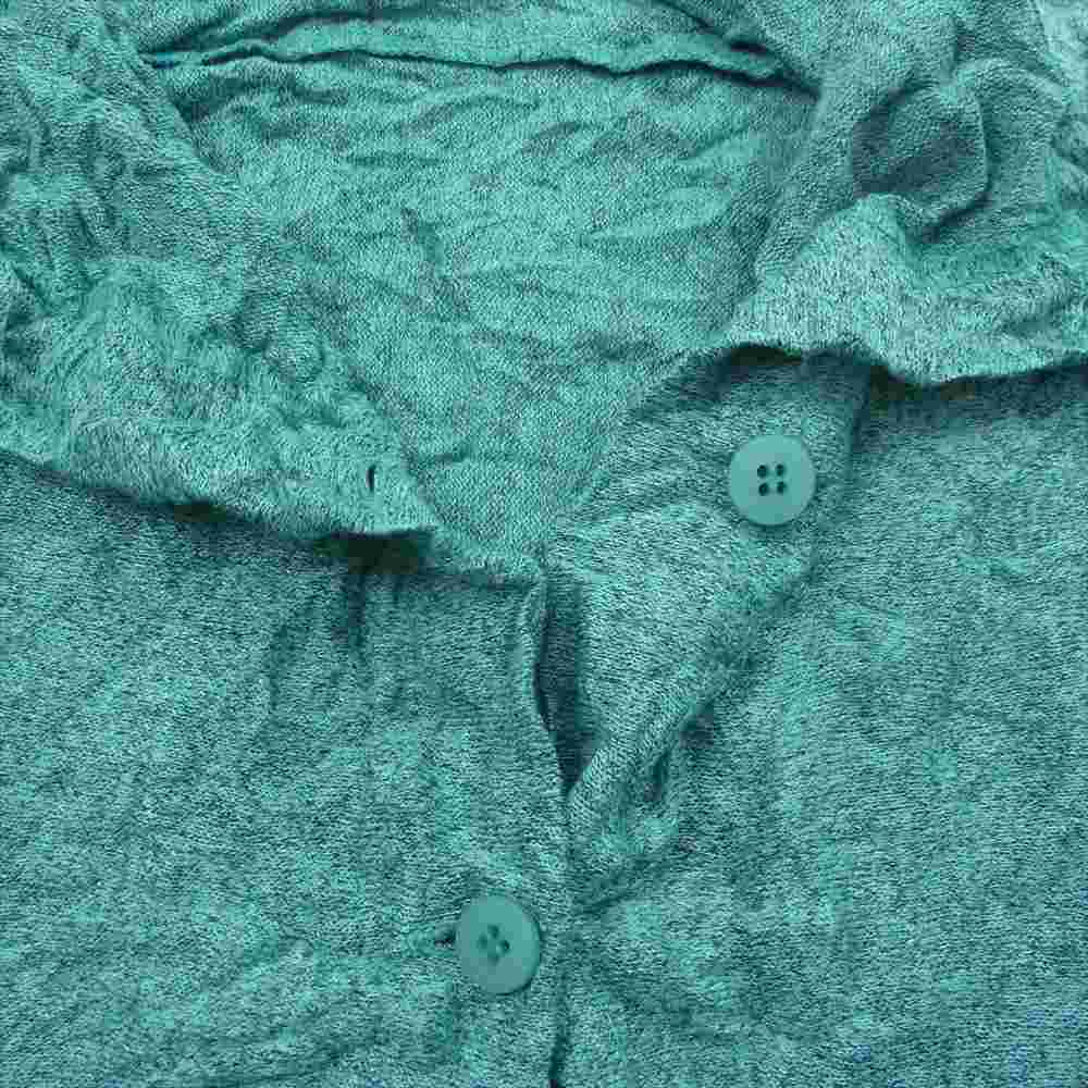 ISSEY MIYAKE イッセイミヤケ MI152JO371 me ミー シワ加工 カーディガン グリーン系【中古】