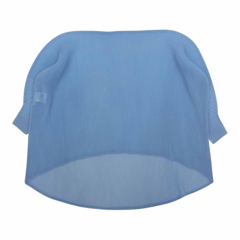 PLEATS PLEASE プリーツプリーズ イッセイミヤケ PP51-F0263 メッシュ プリーツ加工 ボレロ ブルー系【中古】
