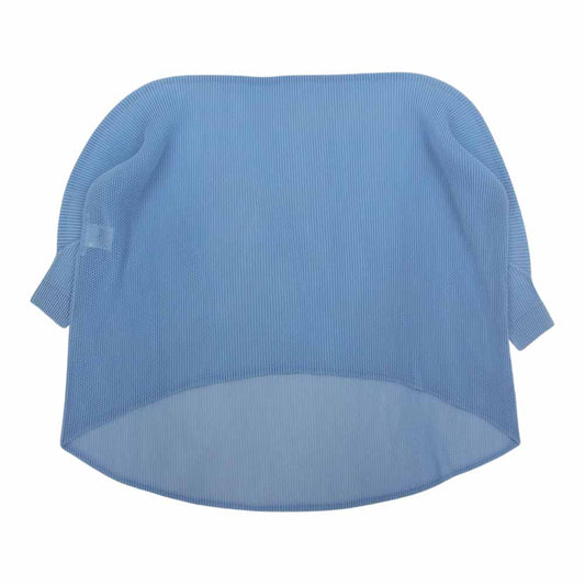 PLEATS PLEASE プリーツプリーズ イッセイミヤケ PP51-F0263 メッシュ プリーツ加工 ボレロ ブルー系【中古】