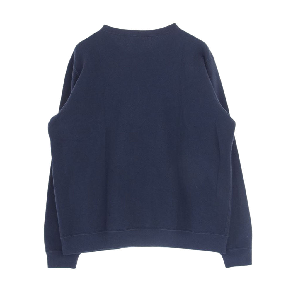 Champion チャンピオン C5-P001 USA製 TERRY FLEECE 9.0oz テリーフリース クルーネック スウェット ネイビー系 XL【中古】