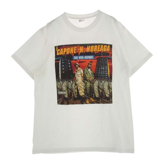 Supreme シュプリーム 16AW The War Report Capone-N-Noreaga The War Report Tee 半袖 プリント Tシャツ ホワイト系 L【中古】
