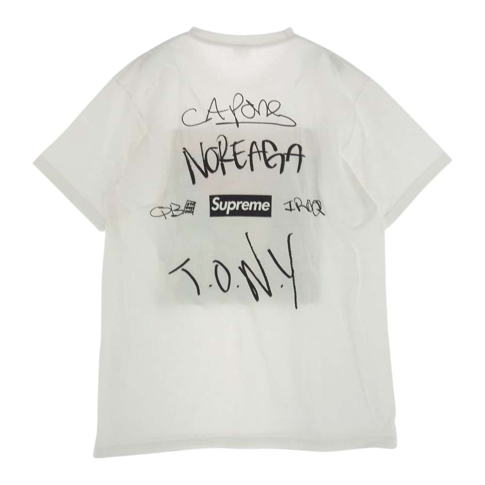 Supreme シュプリーム 16AW The War Report Capone-N-Noreaga The War Report Tee 半袖 プリント Tシャツ ホワイト系 L【中古】