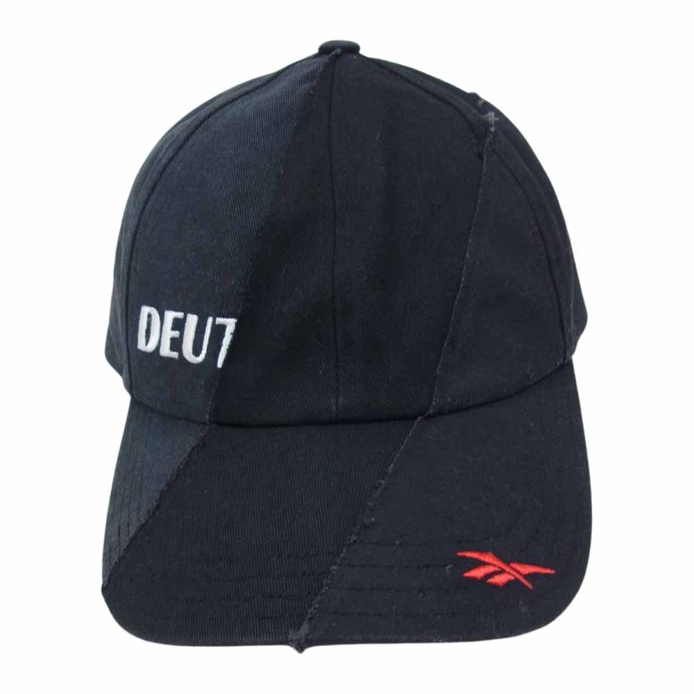 VETEMENTS ヴェトモン reebokリーボック 再構築 キャップ 帽子 ブラック系【中古】