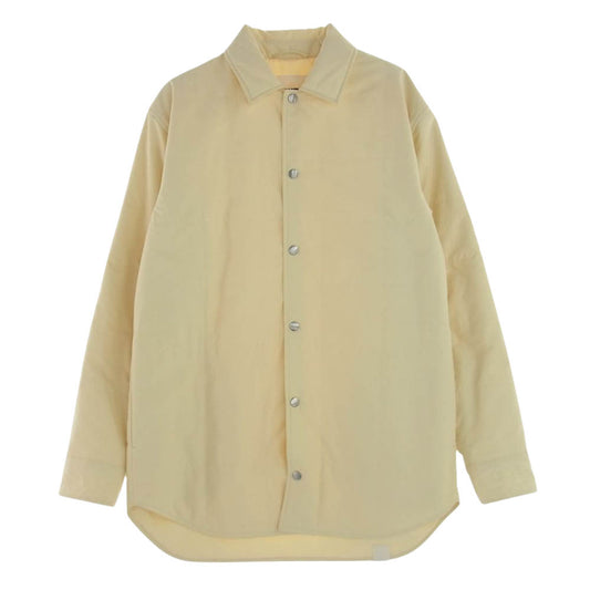 JIL SANDER ジルサンダー JIL SANDER+ ジルサンダー プラス 中綿 キルティング ブルゾン シャツ ジャケット オフホワイト系 44【中古】