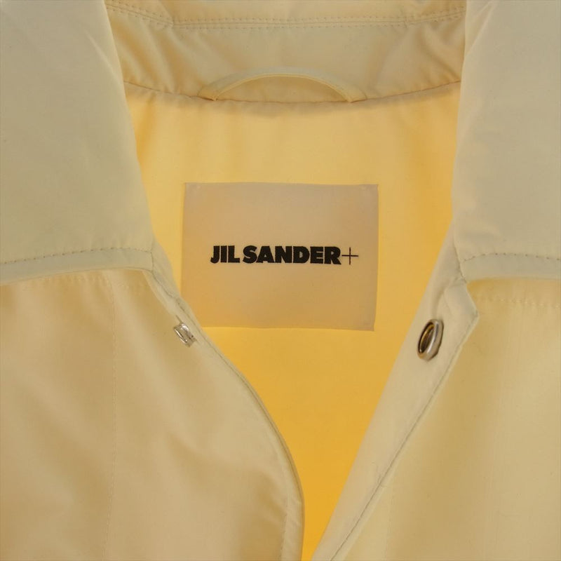 JIL SANDER ジルサンダー JIL SANDER+ ジルサンダー プラス 中綿 キルティング ブルゾン シャツ ジャケット オフホワイト系 44【中古】