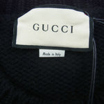 GUCCI グッチ 19AW 548115 X1561 Cable Knit Sweater ケーブルニット セーター ブラック系 L【極上美品】【中古】