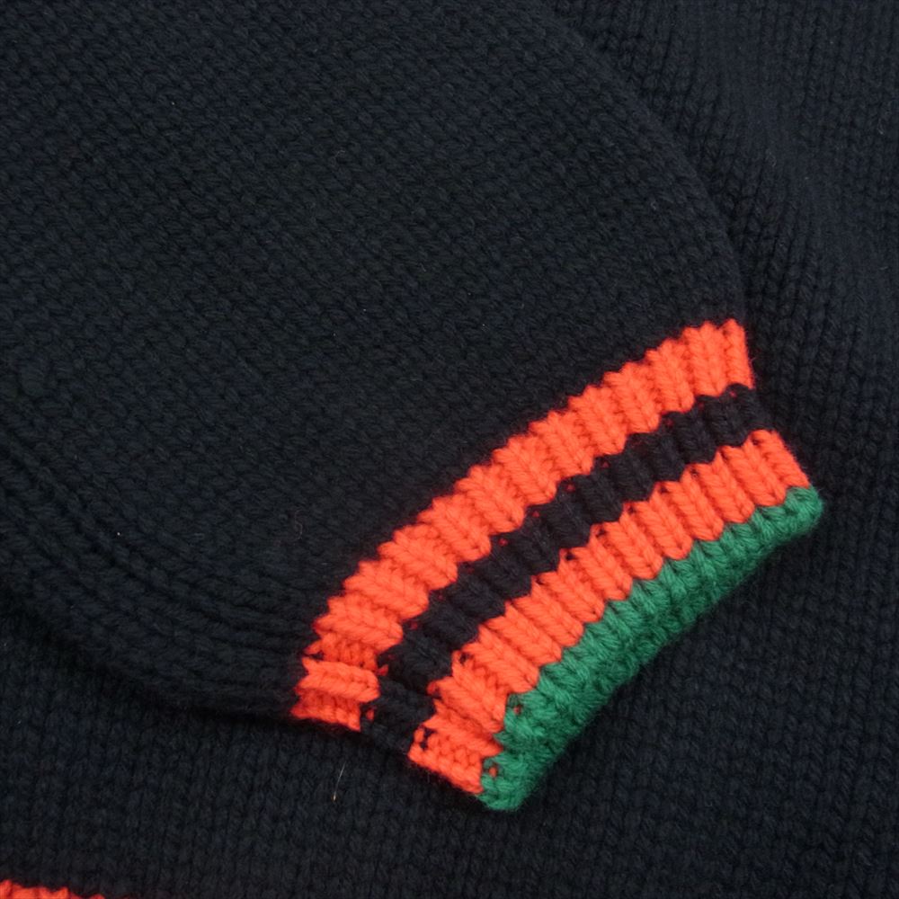 GUCCI グッチ 19AW 548115 X1561 Cable Knit Sweater ケーブルニット セーター ブラック系 L【極上美品】【中古】
