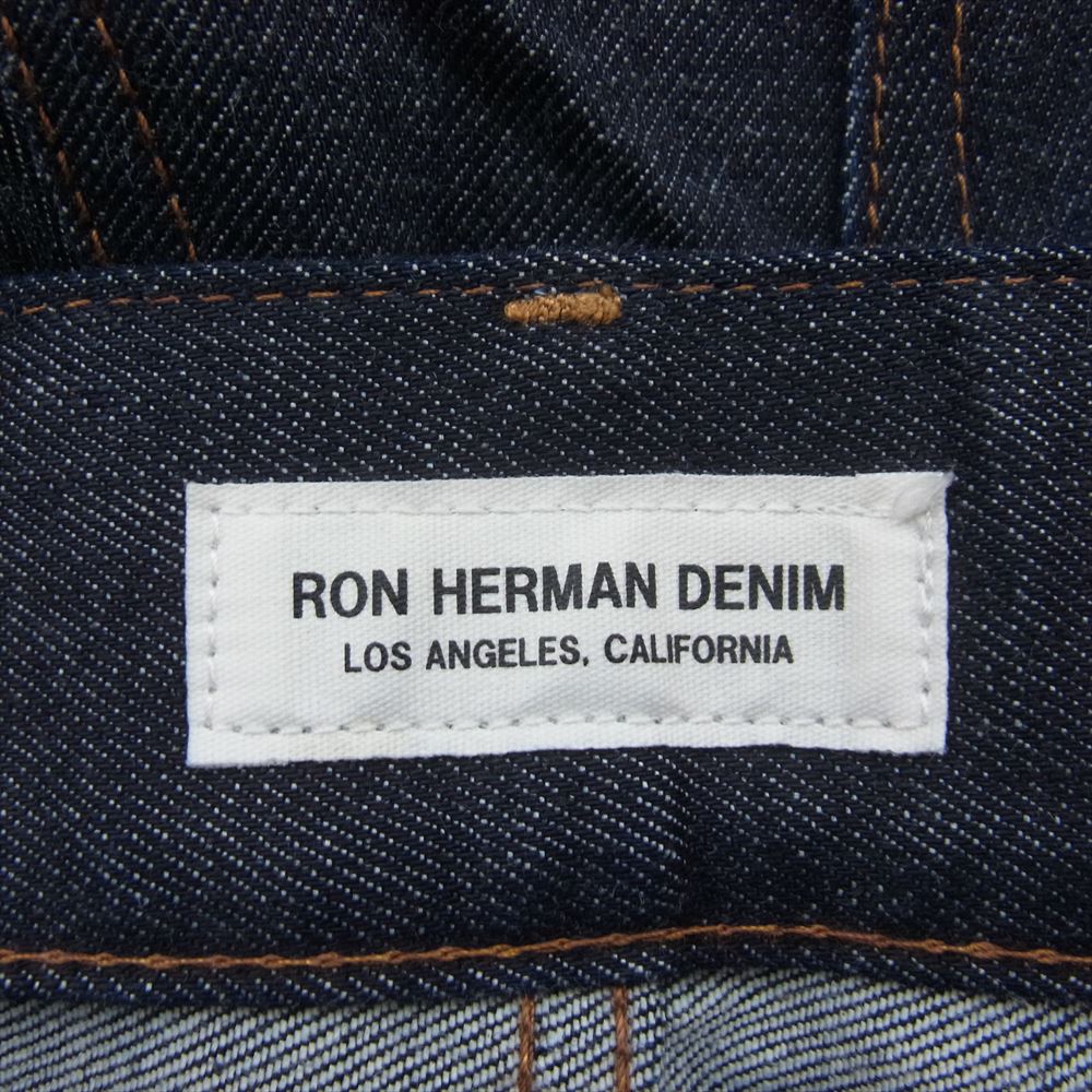 Ron Herman ロンハーマン 2720600073 リジット ジップフライ ストレッチ ストレート デニム パンツ インディゴブルー系 31【中古】