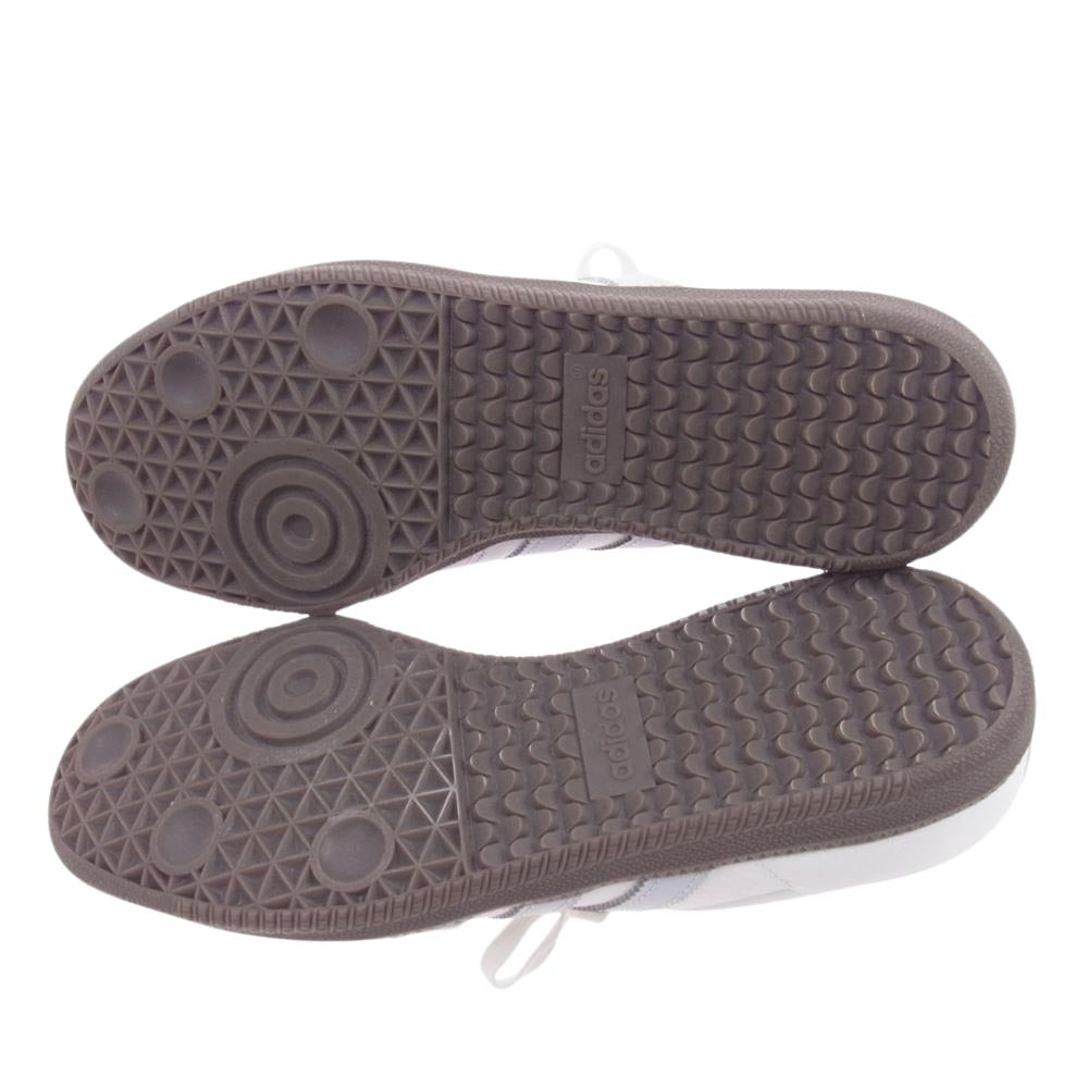 adidas アディダス ID2055 SAMBA OG サンバ ローカット スニーカー ホワイト系 ライトブルー系 ブラウン系 25.5cm【中古】