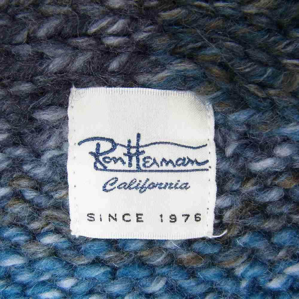 Ron Herman ロンハーマン 2820800132-1071 アクリル ウール カーディガン マルチカラー ブルー系 S【中古】