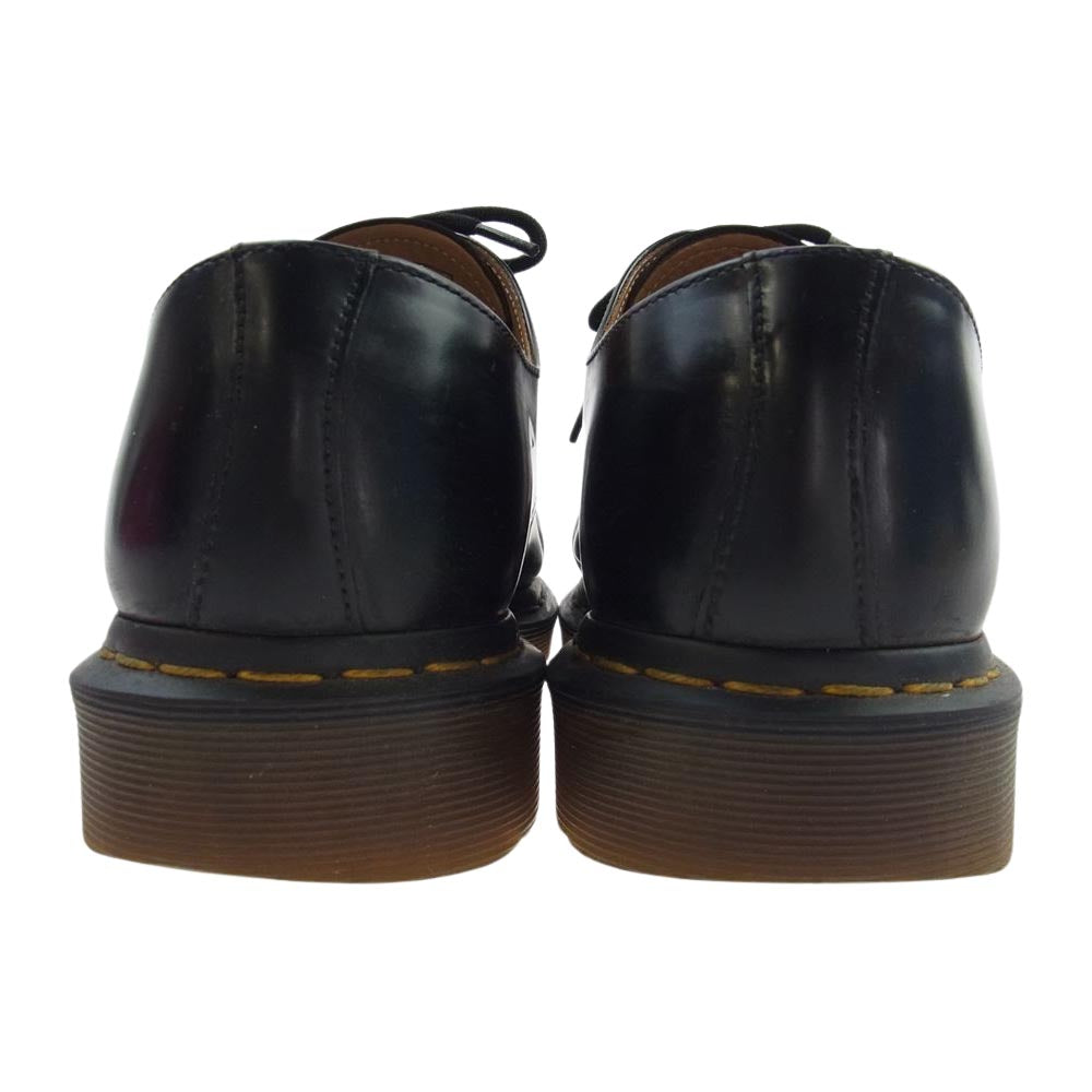 Dr.Martens ドクターマーチン 1461 イエローステッチ 3ホール シューズ ブラック系 UK9【中古】