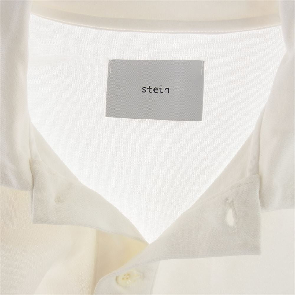 シュタイン Polo Half Sleeve Shirt オーバーサイズ ポロシャツ ホワイト系 S【中古】