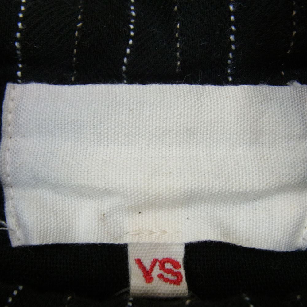 ヨーコ サカモト コットン ストライプ ハイネック カットソー ブラック系 M【中古】