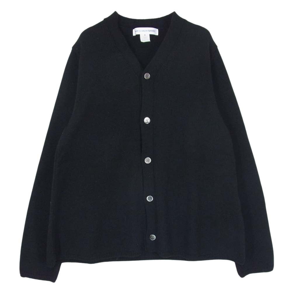 COMME des GARCONS コムデギャルソン W26509 SHIRT シャツ Vネック カーディガン ブラック系 M【中古】